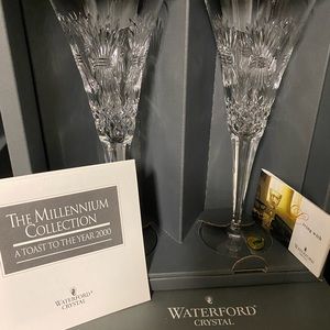 Waterford Millennium Toasting Flute PROSPERITY